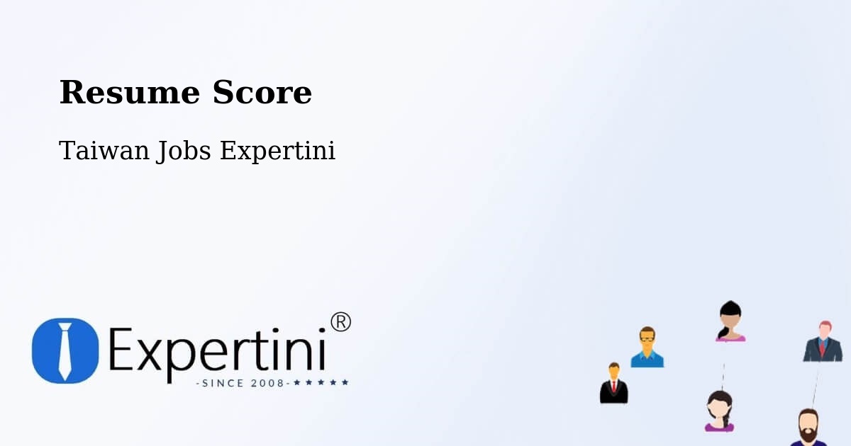 Resume Score & Job Description Match Tool – Yujing - Taiwan Jobs Expertini